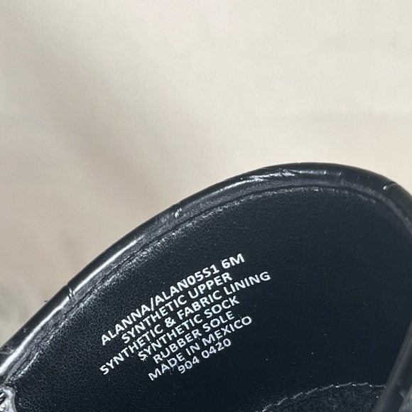 Steve Madden Black Croc-Pattern Mules - Picture 5 of 5